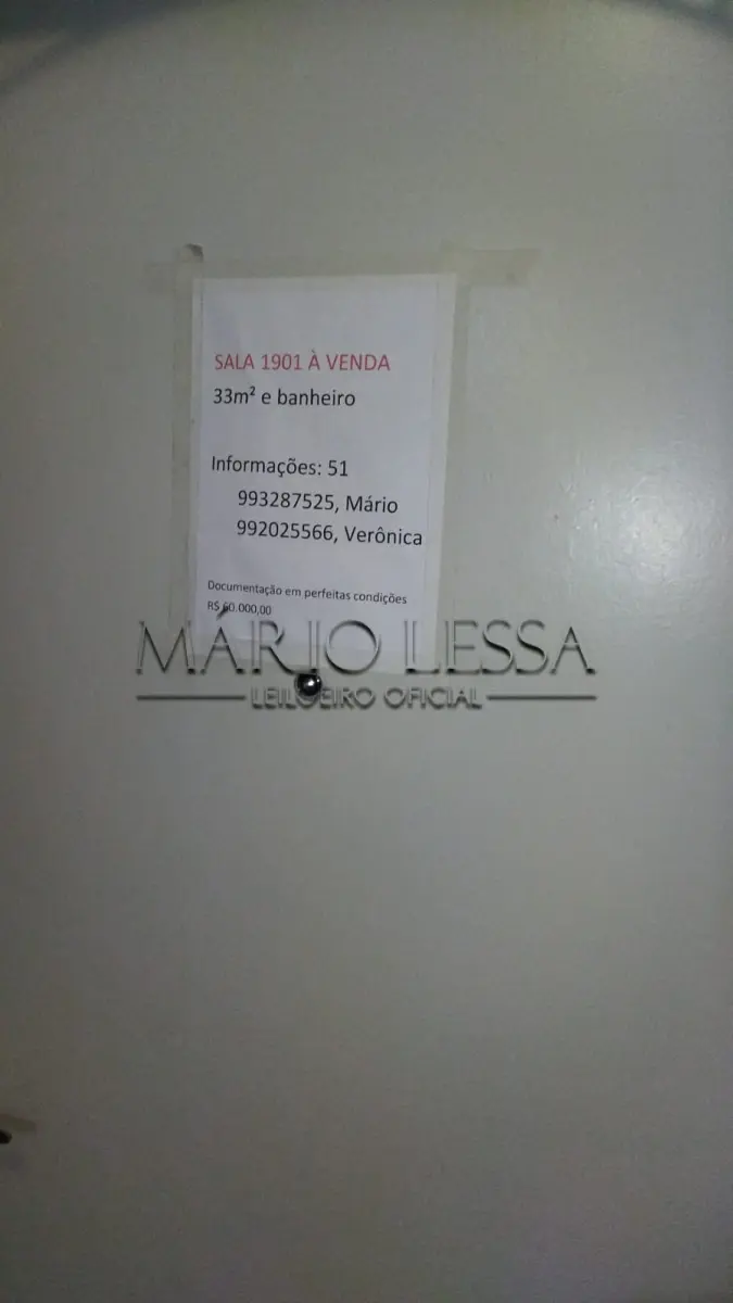 LOTE 005 - Sala desocupada 19 andar da Galeria Malcon