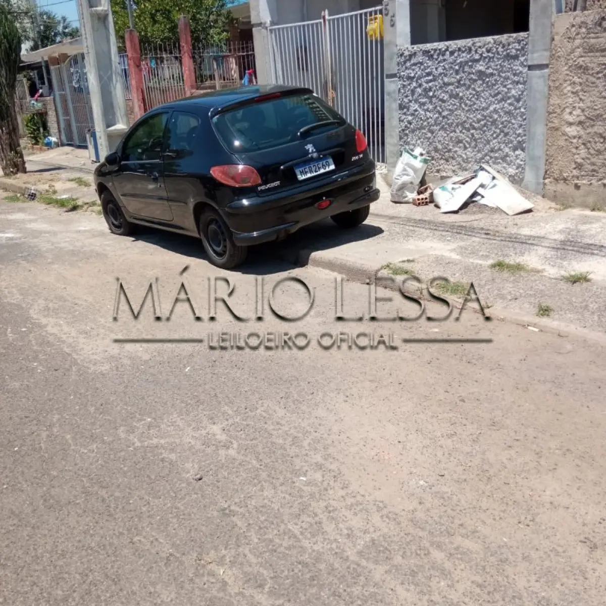 LOTE 002 - PEUGEOT 206 ano 2008