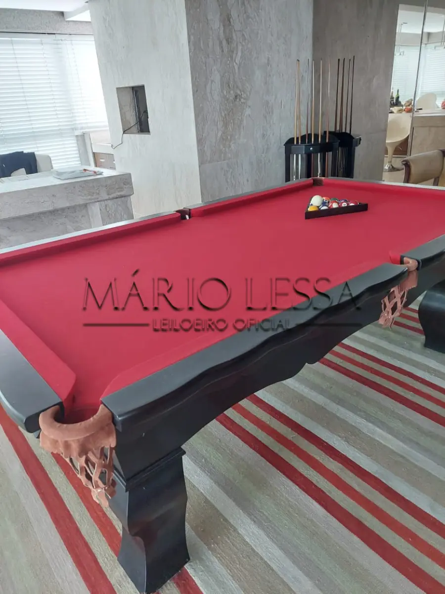LOTE 001 - Mesa de Snooker