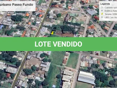 LOTE 001 - Terreno urbano 1900m² - PASSO FUNDO