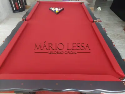 LOTE 001 - Mesa de Snooker
