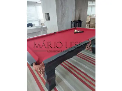LOTE 001 - Mesa de Snooker